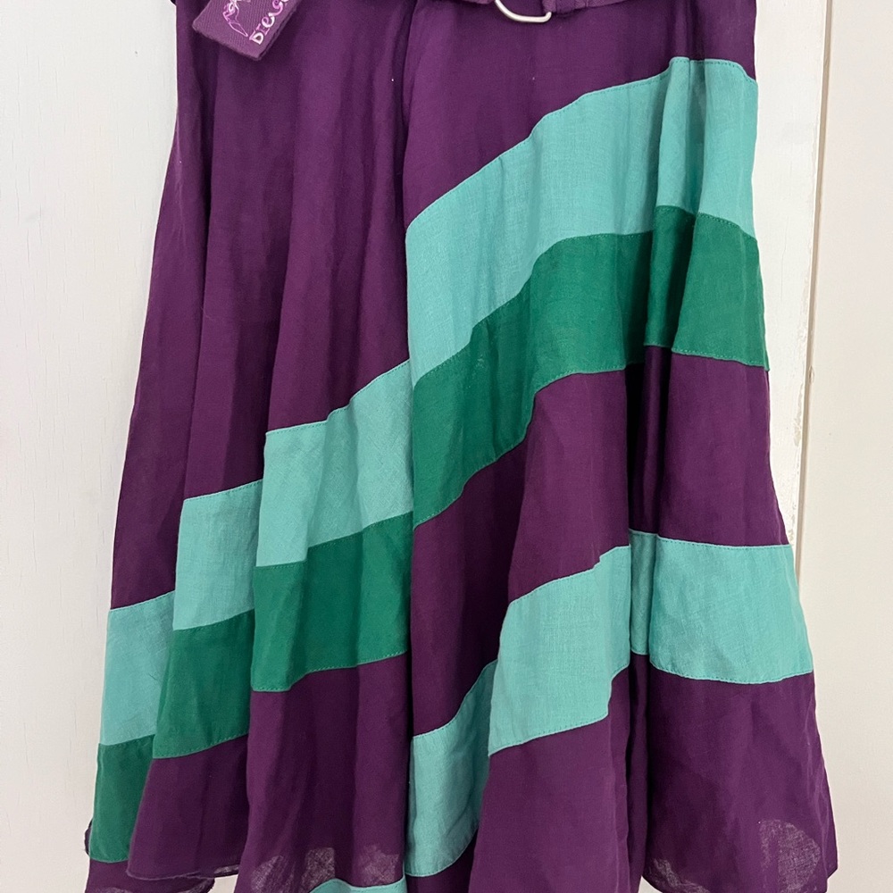 Diesel color block skirt